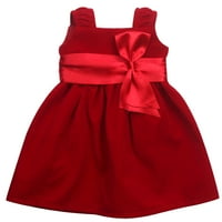 Sophia bársonyos ünnepi ruhája 18 babáknak, piros